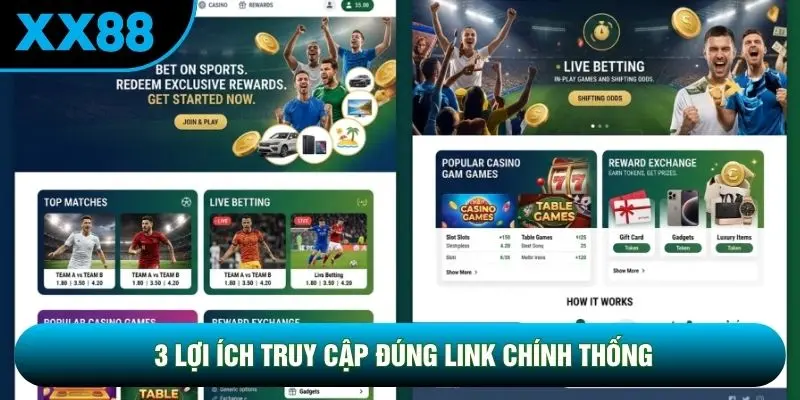 3 lợi ích truy cập đúng link chính thống 3 lợi ích truy cập đúng link chính thống