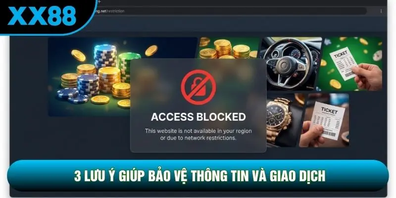 3 lưu ý giúp bảo vệ thông tin và giao dịch 3 lưu ý giúp bảo vệ thông tin và giao dịch