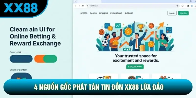4 nguồn gốc phát tán tin đồn XX88 lừa đảo 4 nguồn gốc phát tán tin đồn XX88 lừa đảo