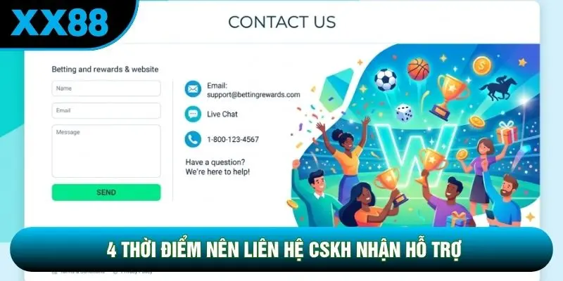4 thời điểm nên liên hệ CSKH nhận hỗ trợ 4 thời điểm nên liên hệ CSKH nhận hỗ trợ