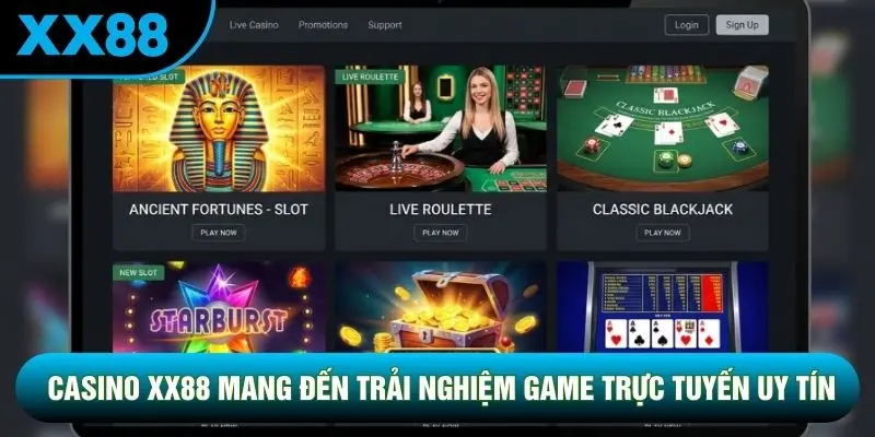 Casino XX88 mang đến trải nghiệm game trực tuyến uy tín Casino XX88 mang đến trải nghiệm game trực tuyến uy tín