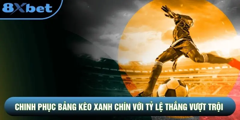 Chinh phục bảng kèo xanh chín với tỷ lệ thắng vượt trội Chinh phục bảng kèo xanh chín với tỷ lệ thắng vượt trội