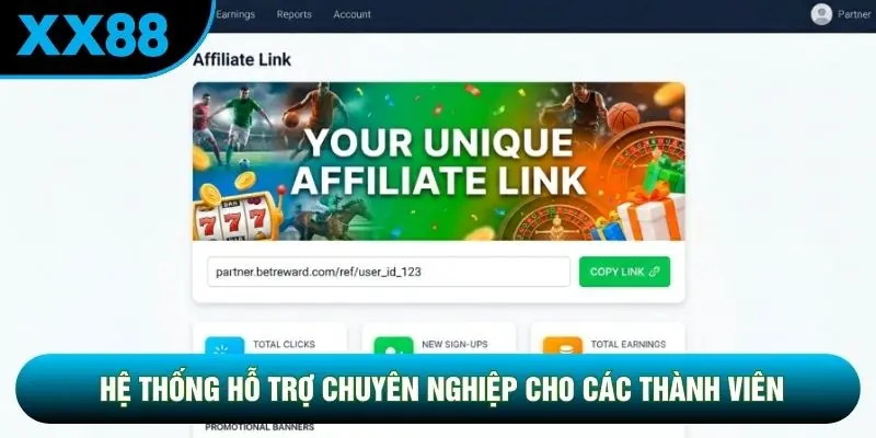 Hệ thống hỗ trợ chuyên nghiệp cho các thành viên Hệ thống hỗ trợ chuyên nghiệp cho các thành viên