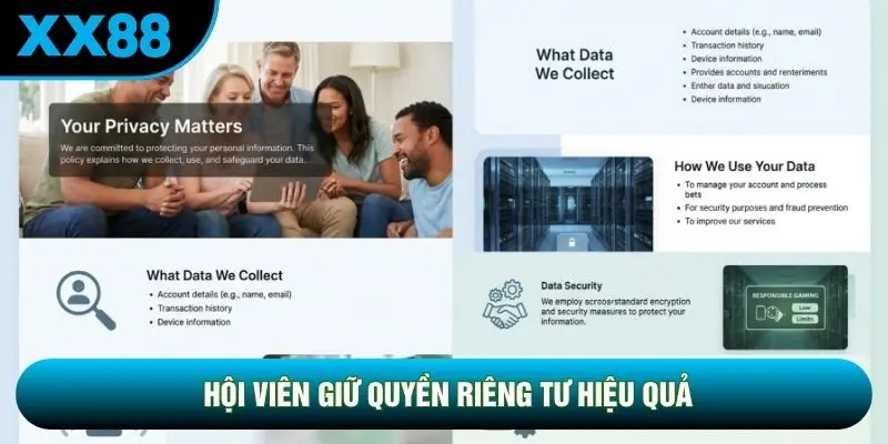 Hội viên giữ quyền riêng tư hiệu quả Hội viên giữ quyền riêng tư hiệu quả