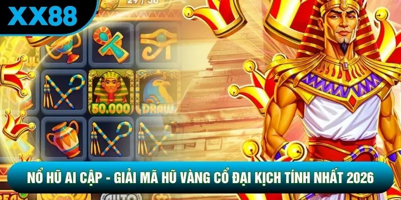 Nổ Hũ Ai Cập - Giải Mã Hũ Vàng Cổ Đại Kịch Tính Nhất 2026