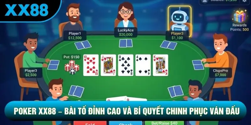 Poker XX88 – Bài Tố Đỉnh Cao Và Bí Quyết Chinh Phục Ván Đấu